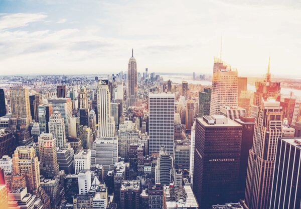 Fototapeta - Pohled na New York City (152,5x104 cm)