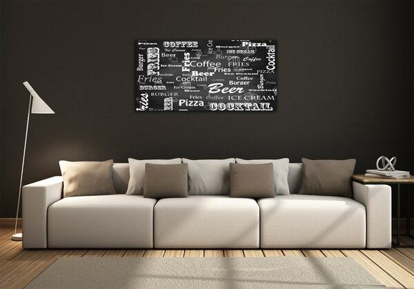 Foto-obraz fotografie na skle Menu v restauraci osh-114628922