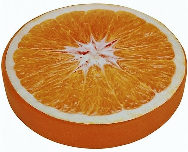 Bellatex sedák ORESTE kulatý pomeranč