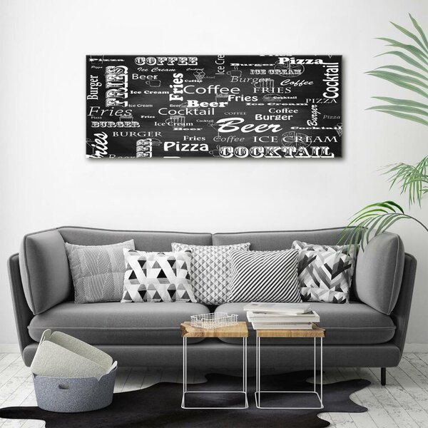 Foto-obraz fotografie na skle Menu v restauraci osh-114628922