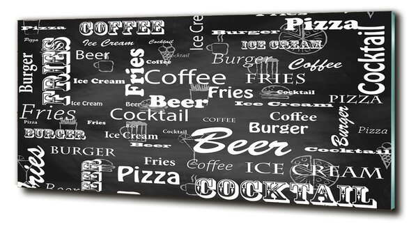 Foto-obraz fotografie na skle Menu v restauraci osh-114628922