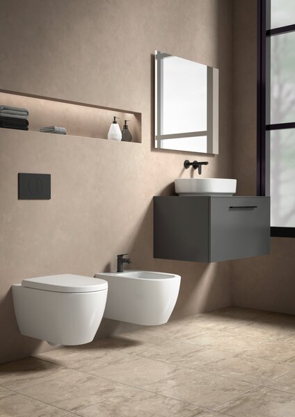 Ideal Standard i.Life O combi-pack sada s prkénkem závěsná bez splachovacího kruhu s vírovým splachováním bílá T572501
