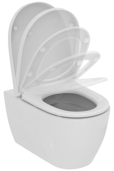 Ideal Standard i.Life O combi-pack sada s prkénkem závěsná bez splachovacího kruhu s vírovým splachováním bílá T572501
