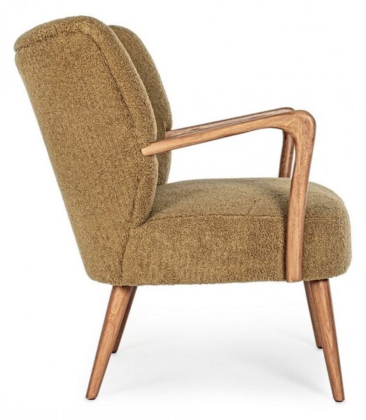 Bizzotto Křeslo Moritz Palm - bouclé
