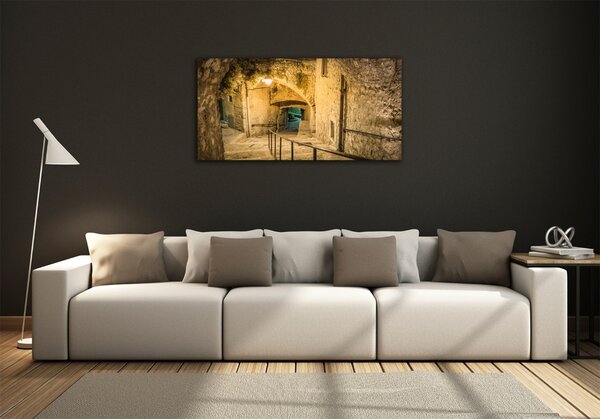 Fotoobraz na skle Peille noc Francie osh-115550591