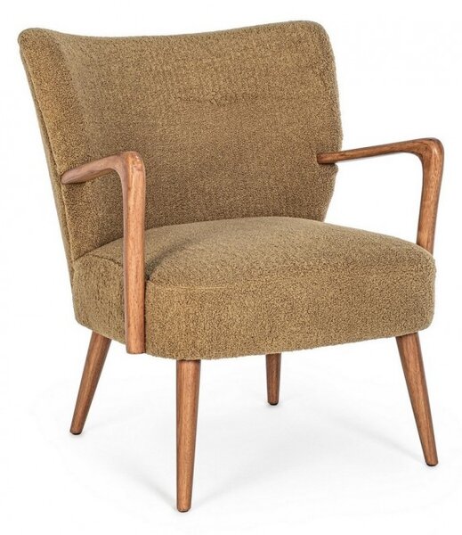 Bizzotto Křeslo Moritz Palm - bouclé