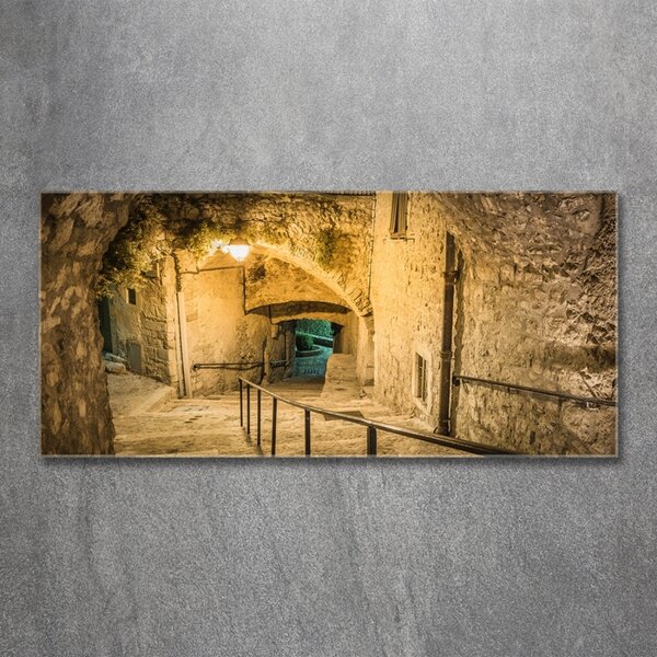 Fotoobraz na skle Peille noc Francie osh-115550591