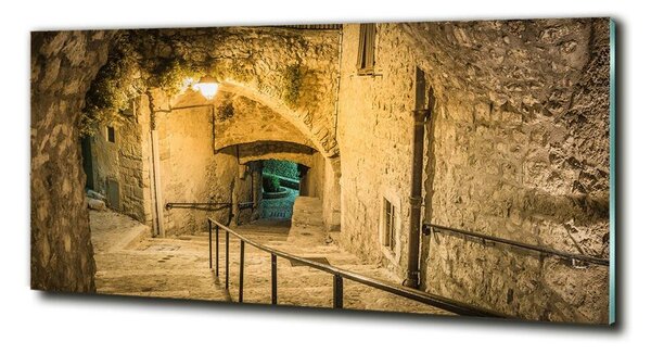 Fotoobraz na skle Peille noc Francie osh-115550591
