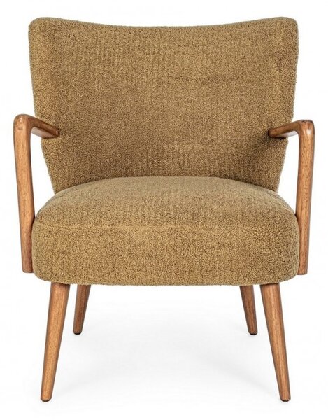 Bizzotto Křeslo Moritz Palm - bouclé