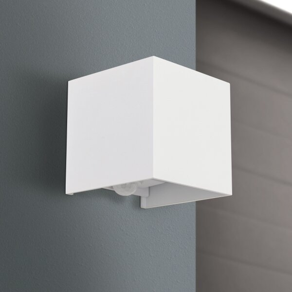 Orion AL 11-1314 - LED Venk. nást. sv. se senzorem CUBE-S LED/13W/230V IP54 bílá