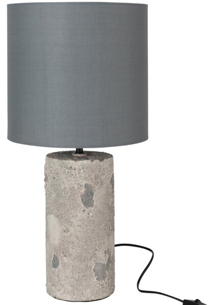 Šedá stolní lampa J-line Creppe 59 cm