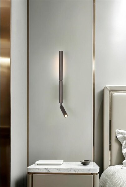 Searchlight 28127LT - LED Bodové svítidlo ARCHITECT LED/7W/230V hnědá