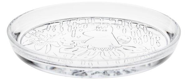Talíř skleněný Moomin Arabia 15,5 cm čirý