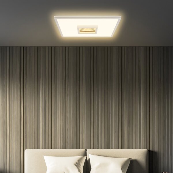 Briloner 3848014 - LED Stropní svítidlo TORO LED/18W/230V 42x42 cm matný chrom