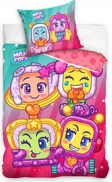 Carbotex povlečení bavlna Moji Pops 140x200, 70x90 cm