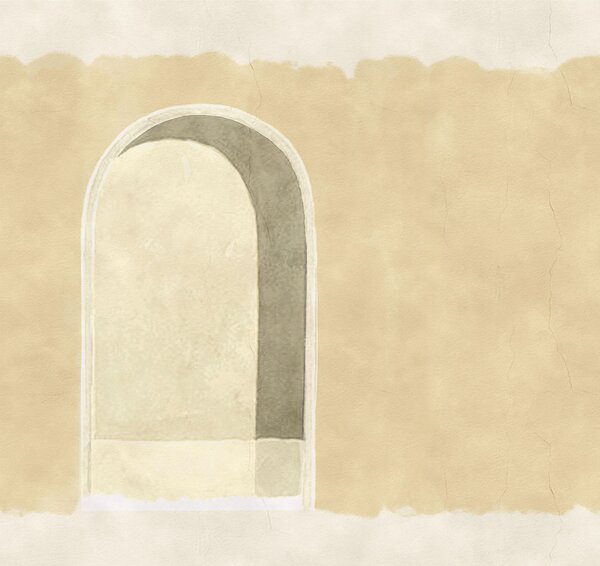 3D Vliesová fototapeta na zeď, podloubí, krémová, DGALC1031-260, Terra, Masureel