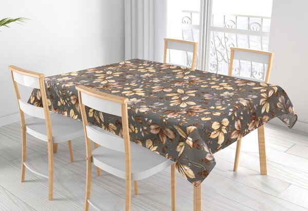 BELLATEX Ubrus EMA Šedá, Béžová, Hnědá 70x70 cm