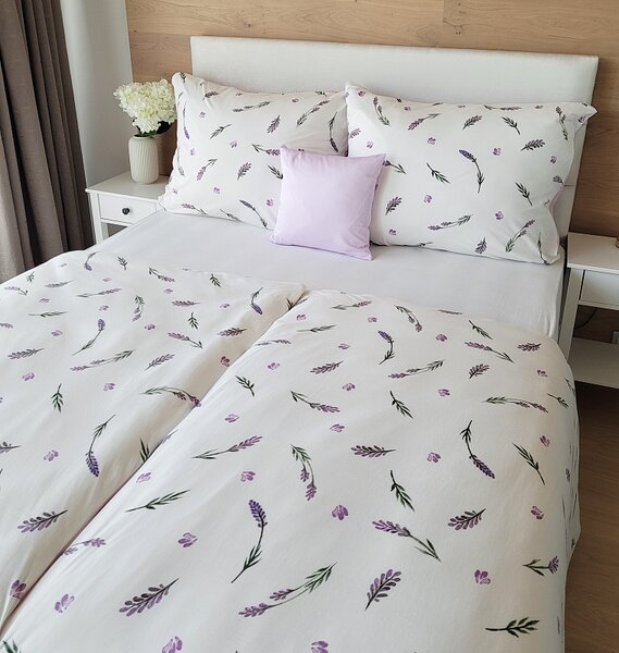 Povlečení Lavender Bavlna deluxe 1x 140/200, 1x 70/90