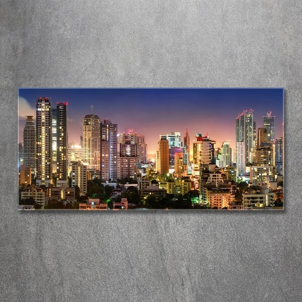 Fotoobraz na skle Noční Bangkok osh-117173387