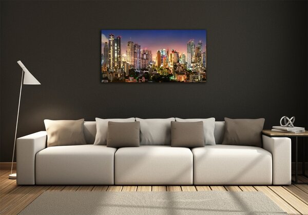 Fotoobraz na skle Noční Bangkok osh-117173387