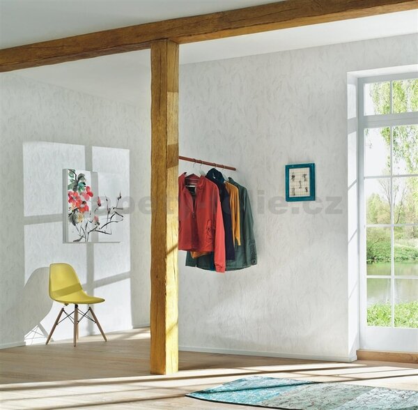Vliesové tapety na zeď IMPOL TRADE 470406, rozměr 10,05 m x 0,53 m, bílo-béžová struktura, IMPOL TRADE