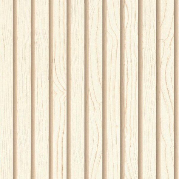 Vliesové tapety na zeď IMPOL TRADE 480214, rozměr 10,05 m x 0,53 m, dřevěné lamely, IMPOL TRADE