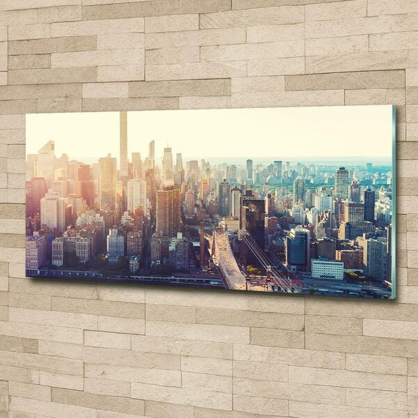 Foto obraz fotografie na skle New York ptačí pohled osh-117684952