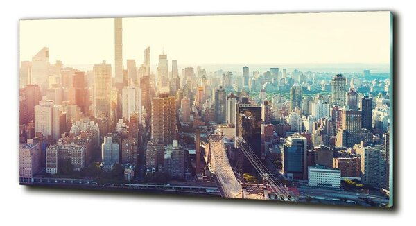 Foto obraz fotografie na skle New York ptačí pohled osh-117684952