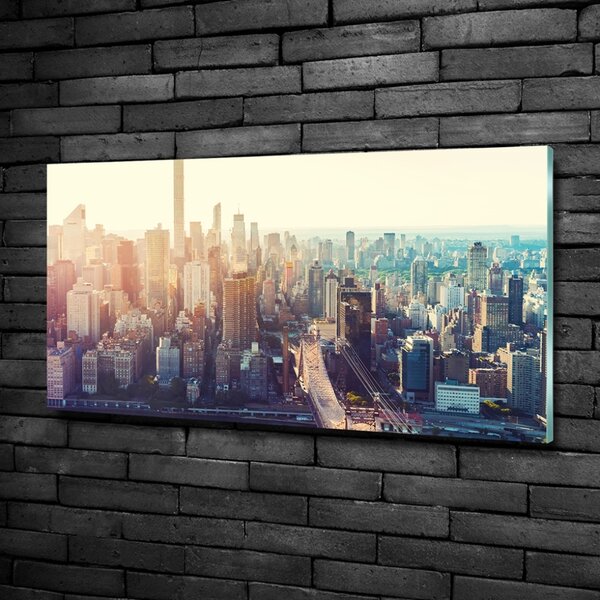 Foto obraz fotografie na skle New York ptačí pohled osh-117684952