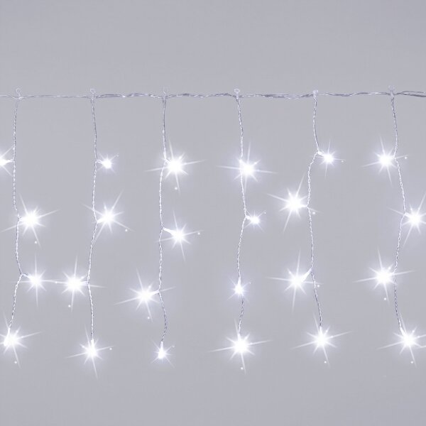 Aigostar - LED Venkovní vánoční řetěz 200xLED 8x0,4m IP44 studená bílá