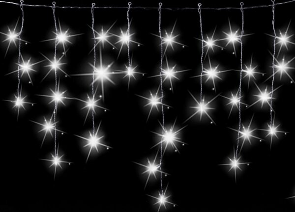 Aigostar - LED Venkovní vánoční řetěz 200xLED 8x0,6m IP44 studená bílá
