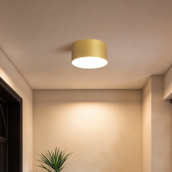 BRILAGI - LED Koupelnové stropní svítidlo FORIS LED/14W/230V pr. 12 cm zlatá IP4