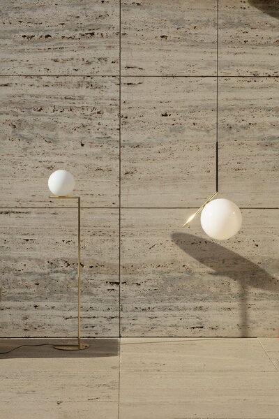 Flos F3151044 IC Lights S3 10 Anniversary, designové závěsné svítidlo, 1x205W E27, 24K zlato, Ø 45cm
