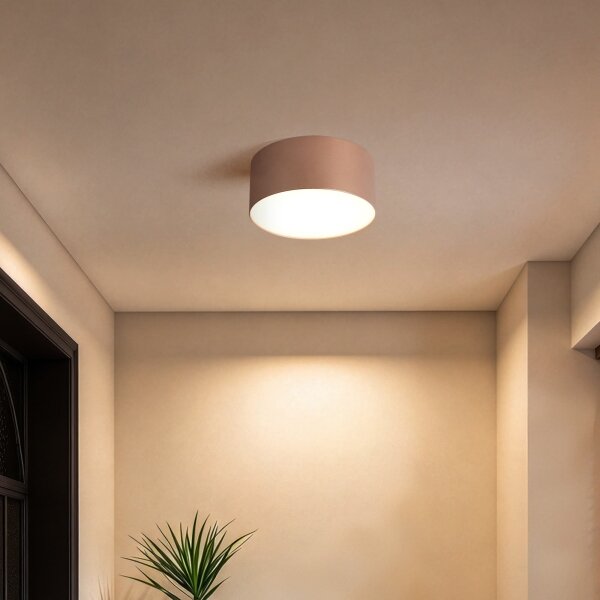 BRILAGI -LED Koupelnové stropní svítidlo FORIS LED/14W/230V pr. 12 cm bronz IP44