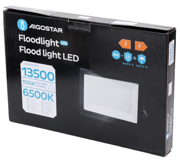 Aigostar - LED Reflektor LED/150W/230V 6500K IP65 černá