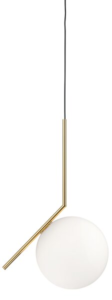 Flos F3176044 IC Lights S2 10 Anniversary, designové závěsné svítidlo, 1x205W E27, 24K zlato, Ø 30cm