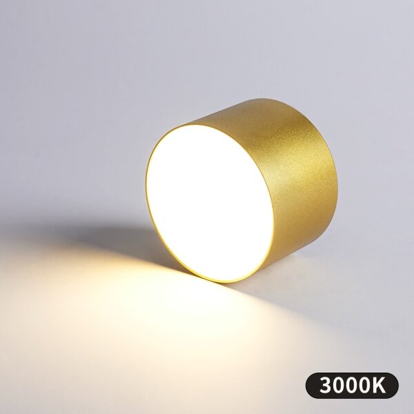 BRILAGI - Koupelnové stropní svítidlo FORIS LED/9W/230V pr. 9 cm zlatá IP44