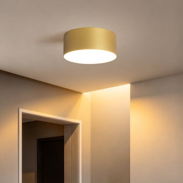 BRILAGI -LED Koupelnové stropní svítidlo FORIS LED/20W/230V pr. 15 cm zlatá IP44