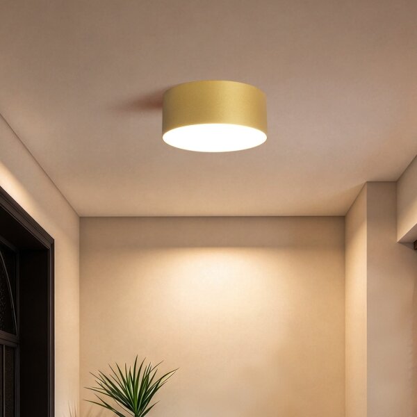BRILAGI -LED Koupelnové stropní svítidlo FORIS LED/20W/230V pr. 15 cm zlatá IP44