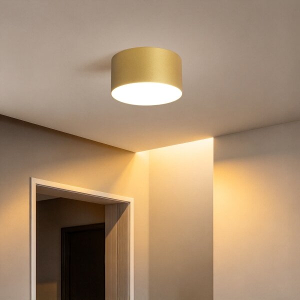 BRILAGI - LED Koupelnové stropní svítidlo FORIS LED/14W/230V pr. 12 cm zlatá IP4