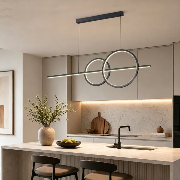 BRILAGI - LED Stmív. lustr na lanku SIGNATURE LED/53W/230V 120 cm černá + DO