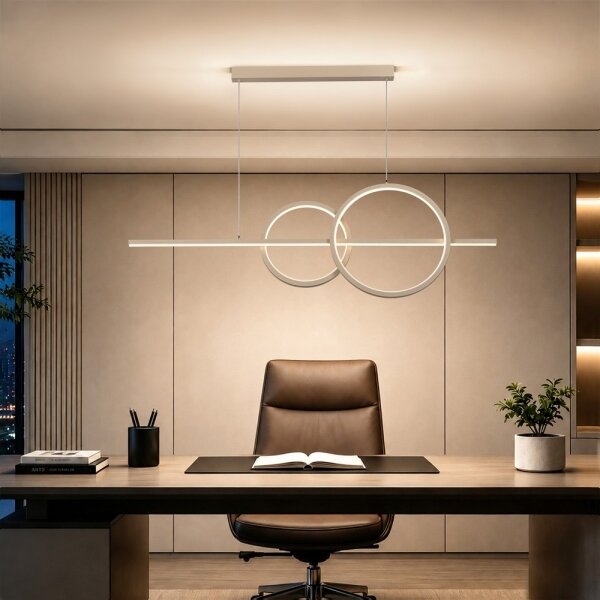 BRILAGI - LED Stmív. lustr na lanku SIGNATURE LED/53W/230V 120 cm béžová + DO
