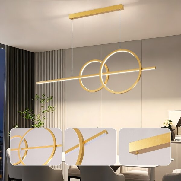 BRILAGI - LED Stmív. lustr na lanku SIGNATURE LED/53W/230V 120 cm zlatá + DO