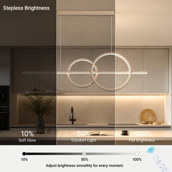 BRILAGI - LED Stmív. lustr na lanku SIGNATURE LED/53W/230V 120 cm béžová + DO
