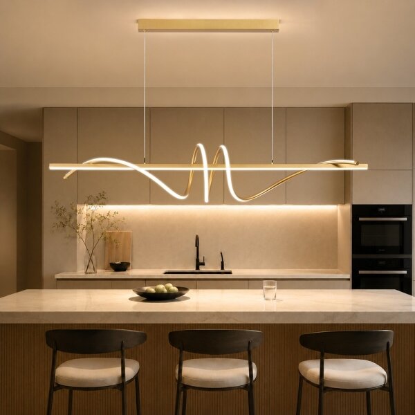 BRILAGI - LED Stmív. lustr na lanku SIGNATURE LED/50W/230V 120 cm zlatá + DO