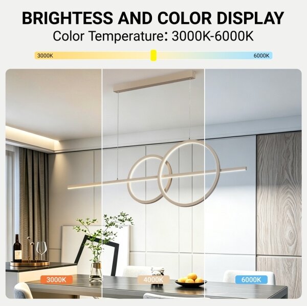 BRILAGI - LED Stmív. lustr na lanku SIGNATURE LED/53W/230V 120 cm béžová + DO
