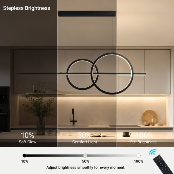 BRILAGI - LED Stmív. lustr na lanku SIGNATURE LED/53W/230V 120 cm černá + DO