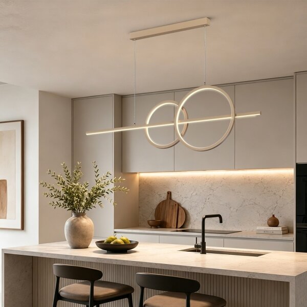 BRILAGI - LED Stmív. lustr na lanku SIGNATURE LED/53W/230V 120 cm béžová + DO