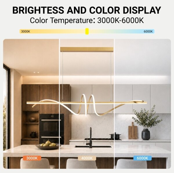 BRILAGI - LED Stmív. lustr na lanku SIGNATURE LED/50W/230V 120 cm zlatá + DO
