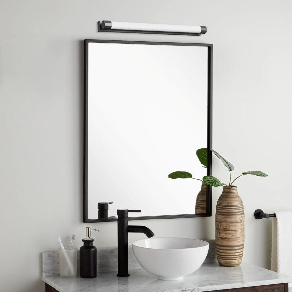 Top Light - LED Koupelnové osvětlení zrcadla TURIA LED/8W/230V IP44 40 cm černá